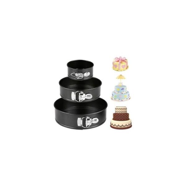 Non-Stick Round Cake Baking Tins Set