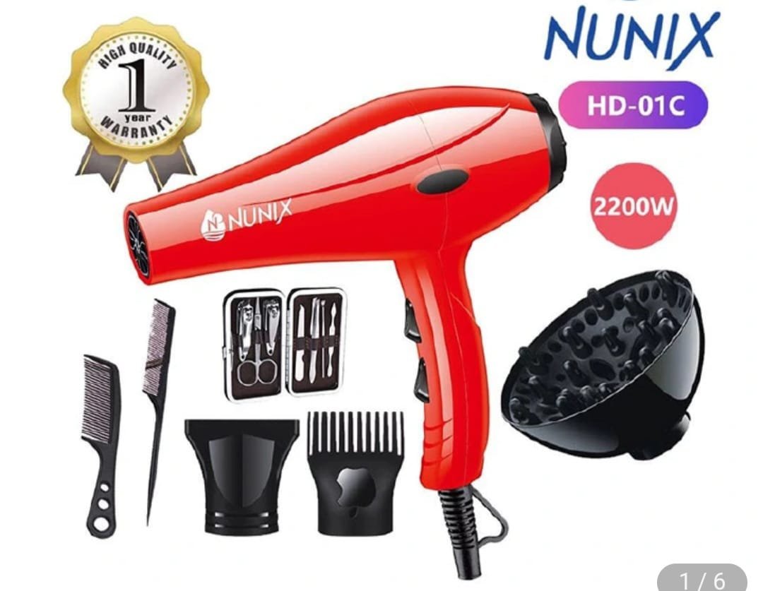Nunix HD-01C Hair Blowdry And Straightener
