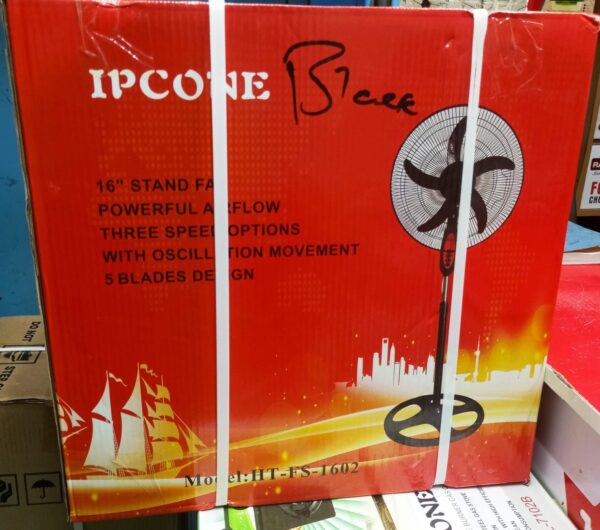 IPCONE Fan 16 Inch Floor Standing Fan - Height,Tilting Angle Adjustment - Image 2