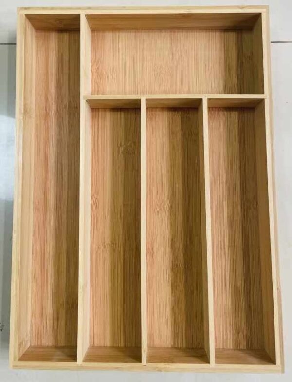 Bamboo cutlery organizer - Image 2