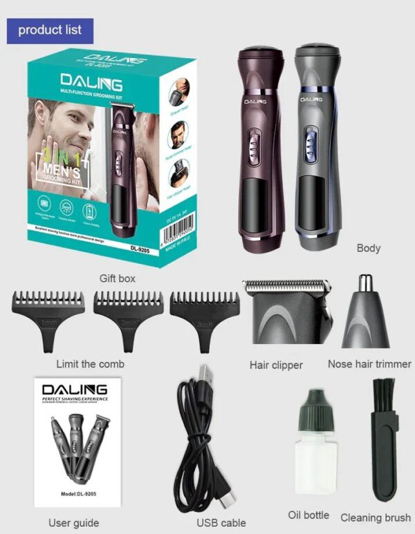 Professional electric 3 in 1 shaver - Image 2