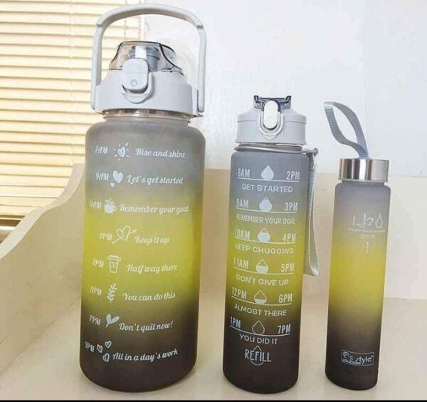 3 in 1 motivational water bottles - Image 2