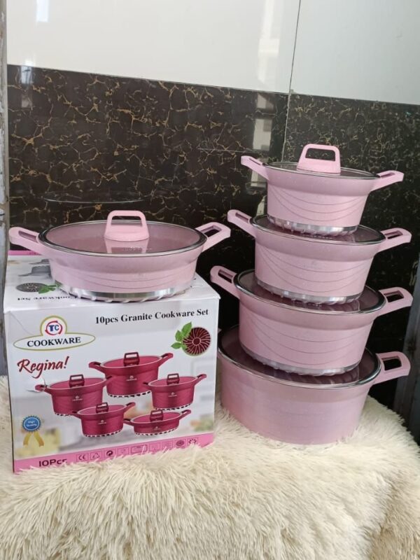 Bosch 10pcs Germany Nonstick Granite Cookware sets - Image 5