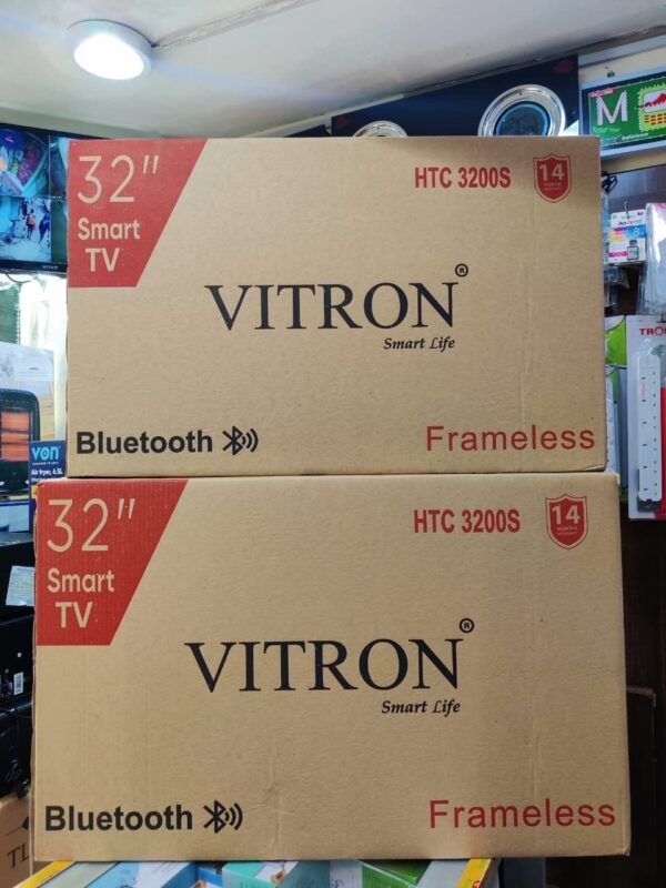 Vitron Smart Android Frameless TV - Black - Image 2