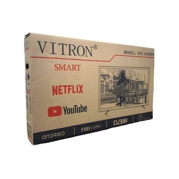 Vitron Smart Android Frameless TV - Black - Image 3