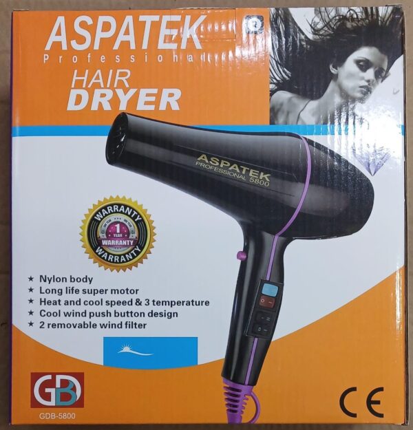 Aspatek Hair dryer GDB-5800