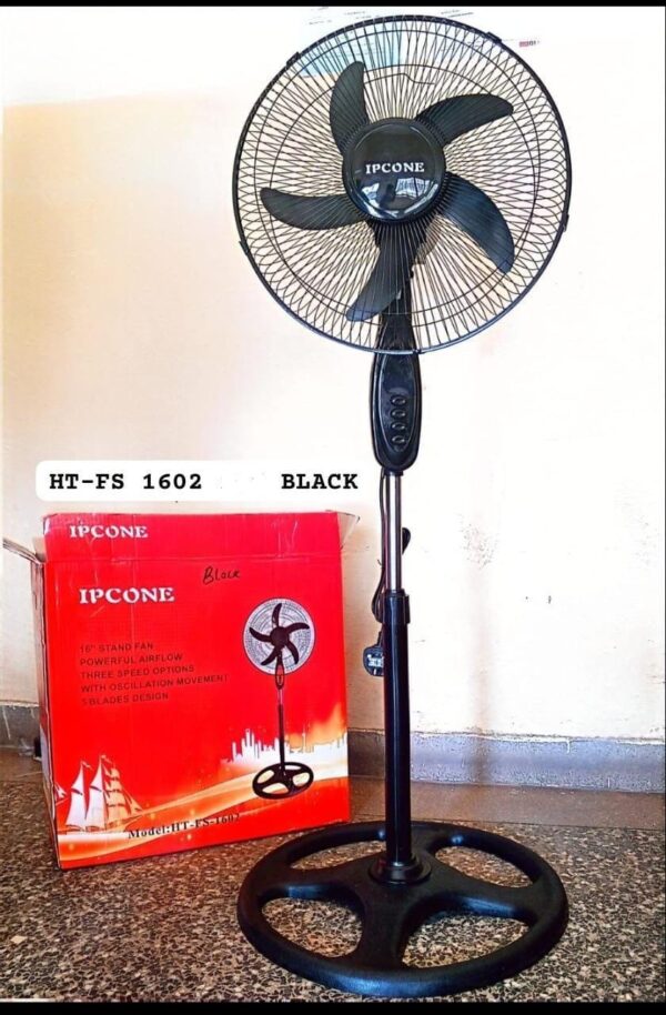 IPCONE Fan 16 Inch Floor Standing Fan - Height,Tilting Angle Adjustment