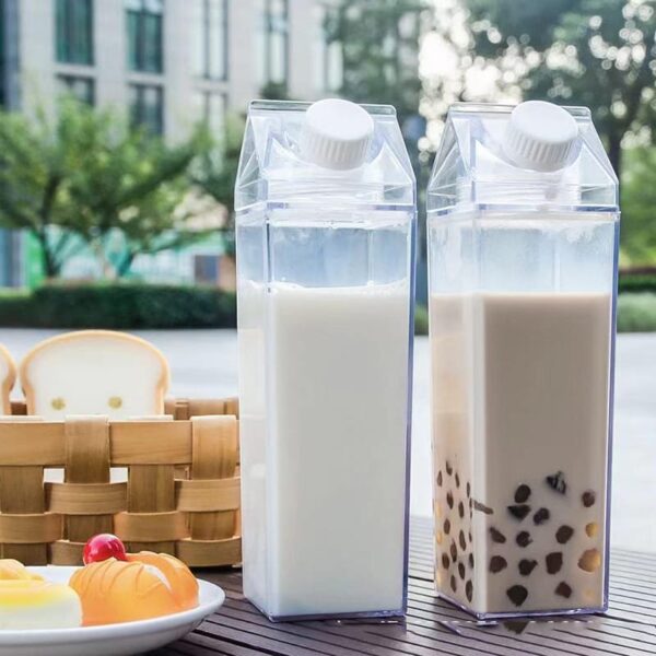 Acrylic fridge bottle with tight duo lid