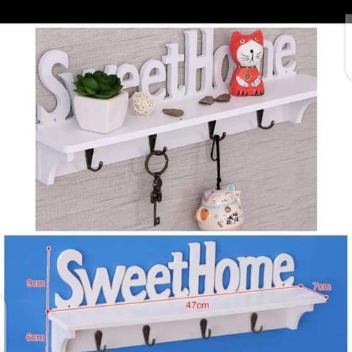 Sweet Home Wall Decor & Key Holder