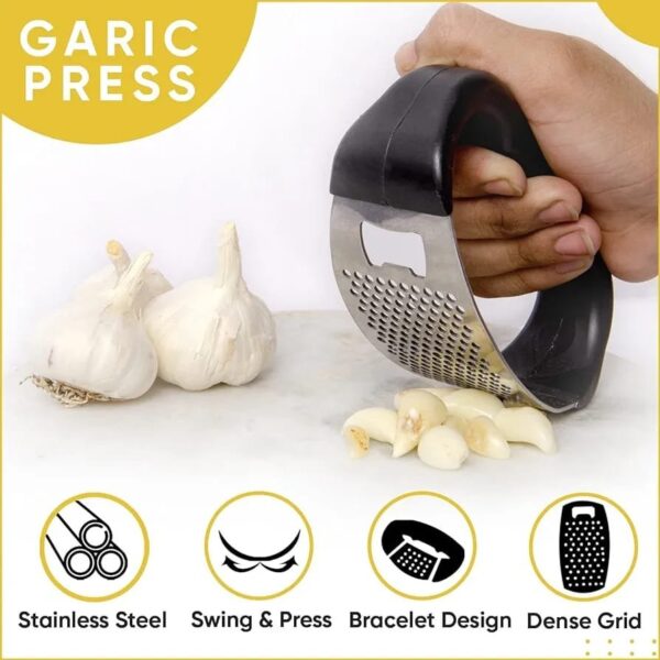 Garlic Press / Ginger Crusher Stainless steel
