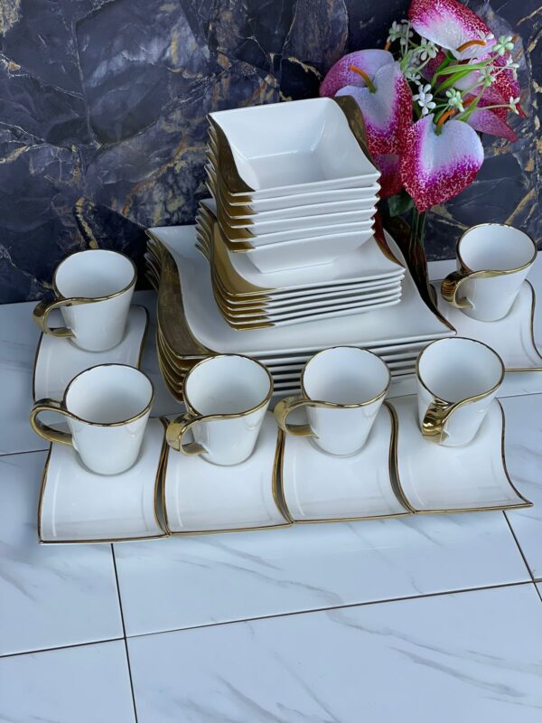 Gold Unique Dinner Set - Image 2