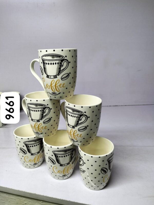 6pcs ceramic coffee mugs