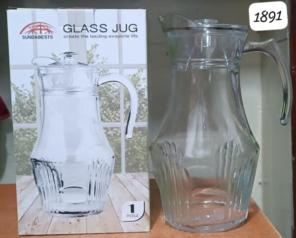 1.8ltr glass jug