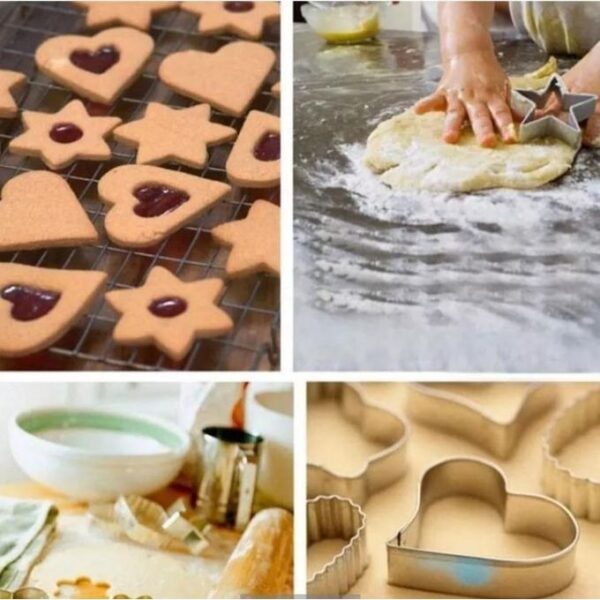 12Pcs Stainless Steel Biscuit Cookie Cutter - Image 3