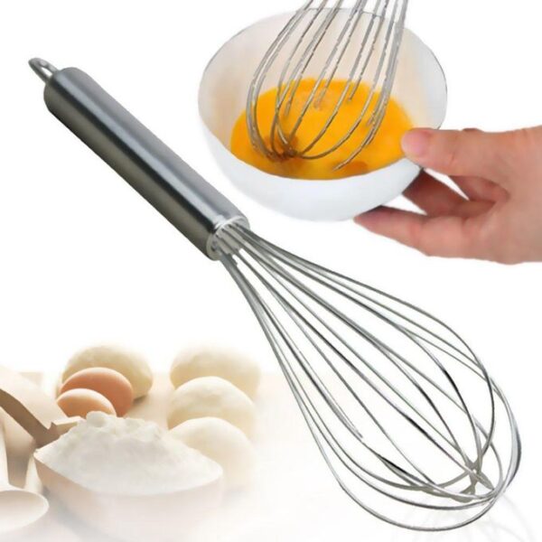 Stainless Steel Kitchen Balloon Whisk - Image 3