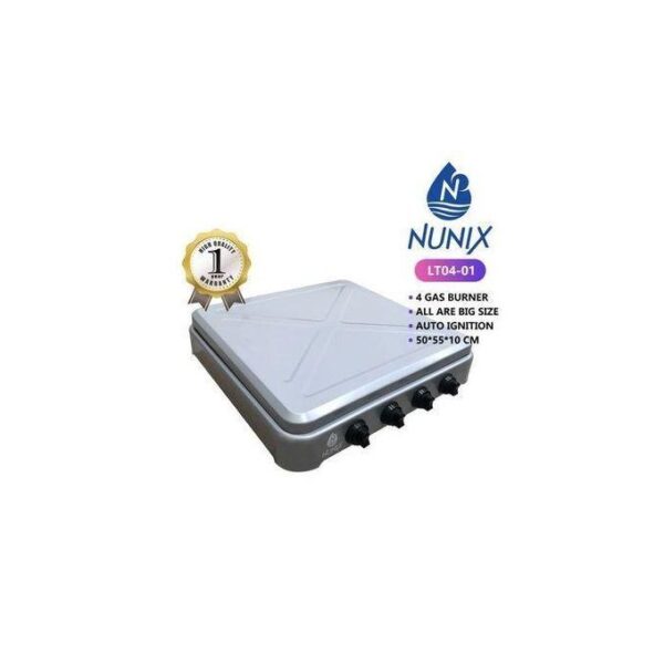Nunix cooker All Gas 4 Burner Table Top - Image 3